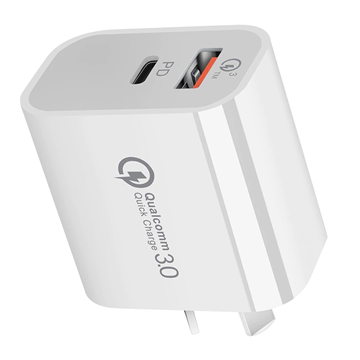 Generic 18W PD USB-C + QC3.0 USB-A Charger